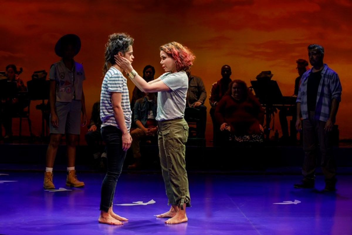 Gizel JimÃ©nez and Daphne Rubin-Vega at 