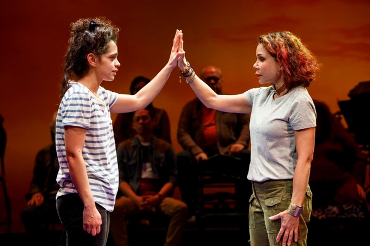 Gizel JimÃ©nez and Daphne Rubin-Vega at 