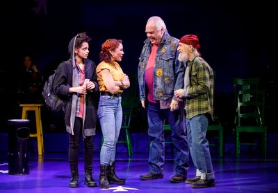 Gizel JimÃ©nez, Daphne Rubin-Vega, Michael Mulheren, and David Patrick Kelly Photo