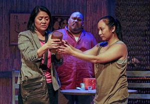 Myra Cris Ocenar, Boni B. Alvarez and Anne Yatco @ BroadwayWorld Myra Cris Ocenar, Boni B. Alvarez and Anne Yatco Photo