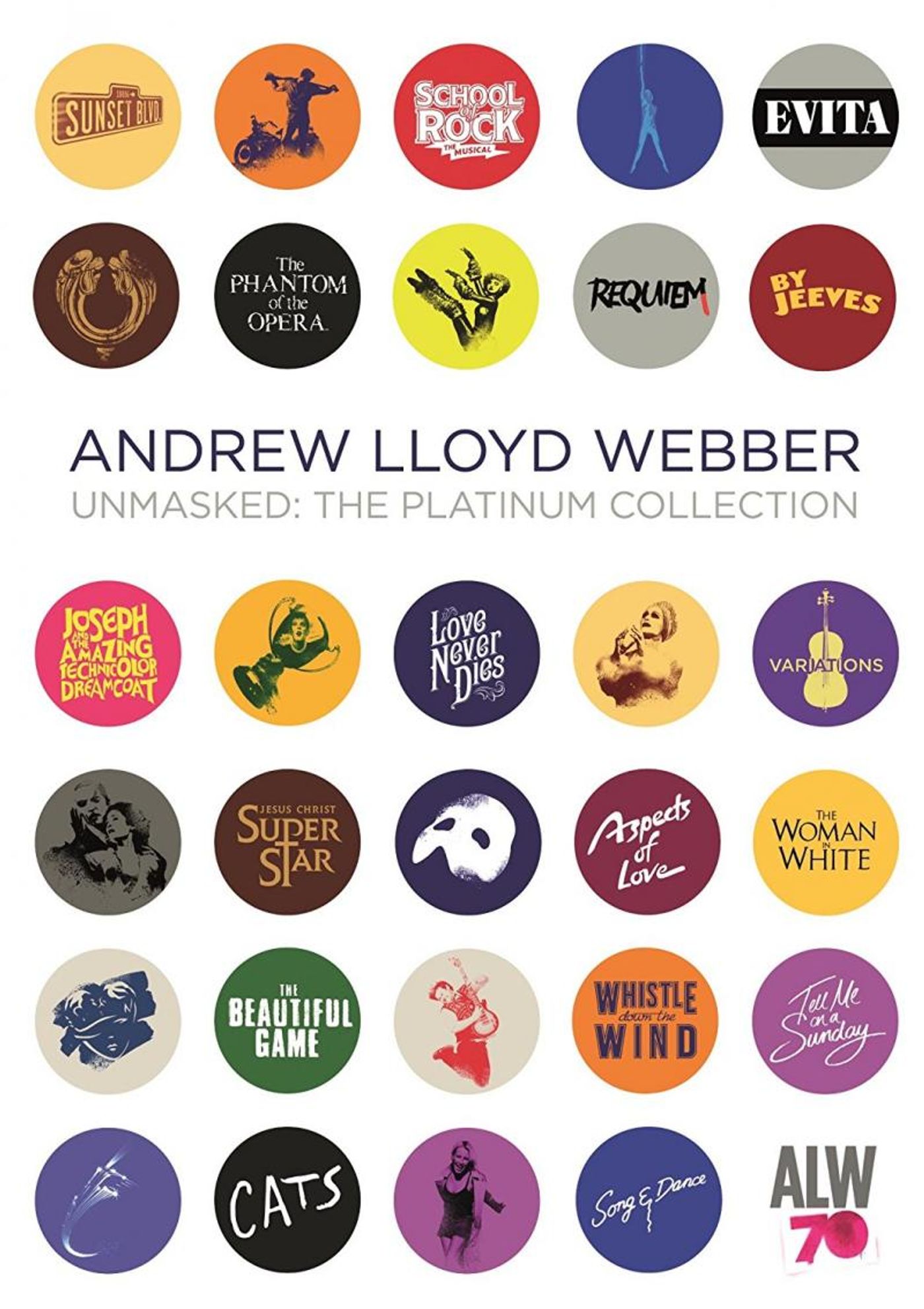 BWW Album Review: ANDREW LLOYD WEBBER UNMASKED: THE PLATINUM COLLECTION Packs Gems Within Its Density  Image