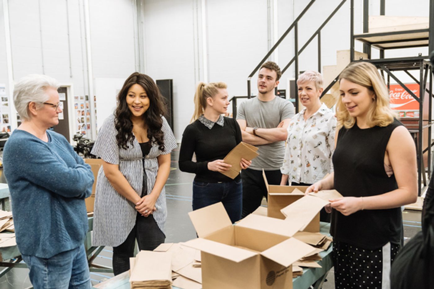 Photo Flash: In Rehearsal with AN OFFICER AND A GENTLEMAN THE MUSICAL  Image