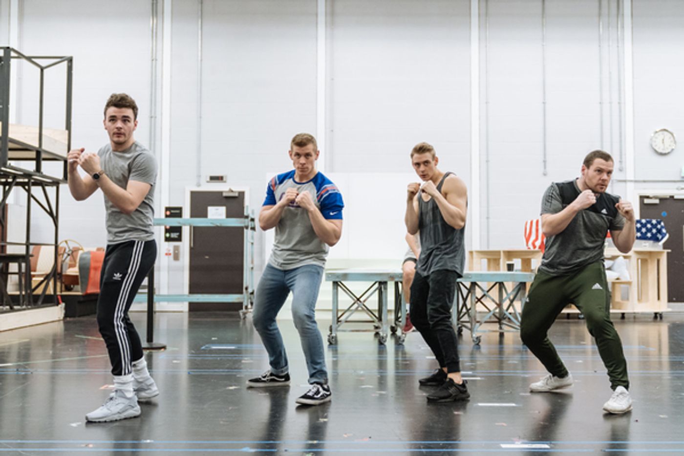 Photo Flash: In Rehearsal with AN OFFICER AND A GENTLEMAN THE MUSICAL  Image