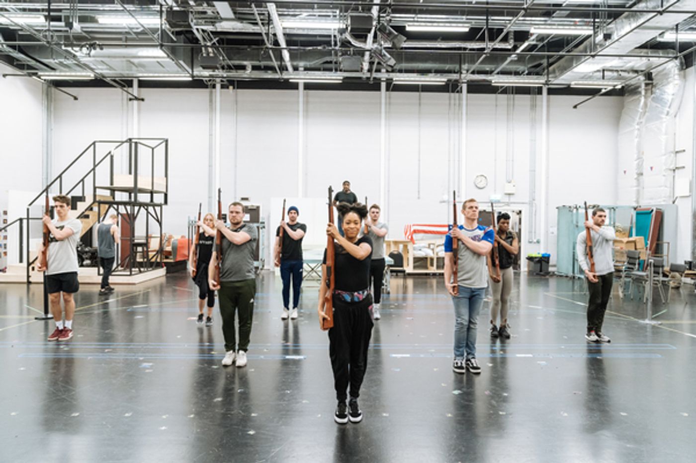 Photo Flash: In Rehearsal with AN OFFICER AND A GENTLEMAN THE MUSICAL  Image