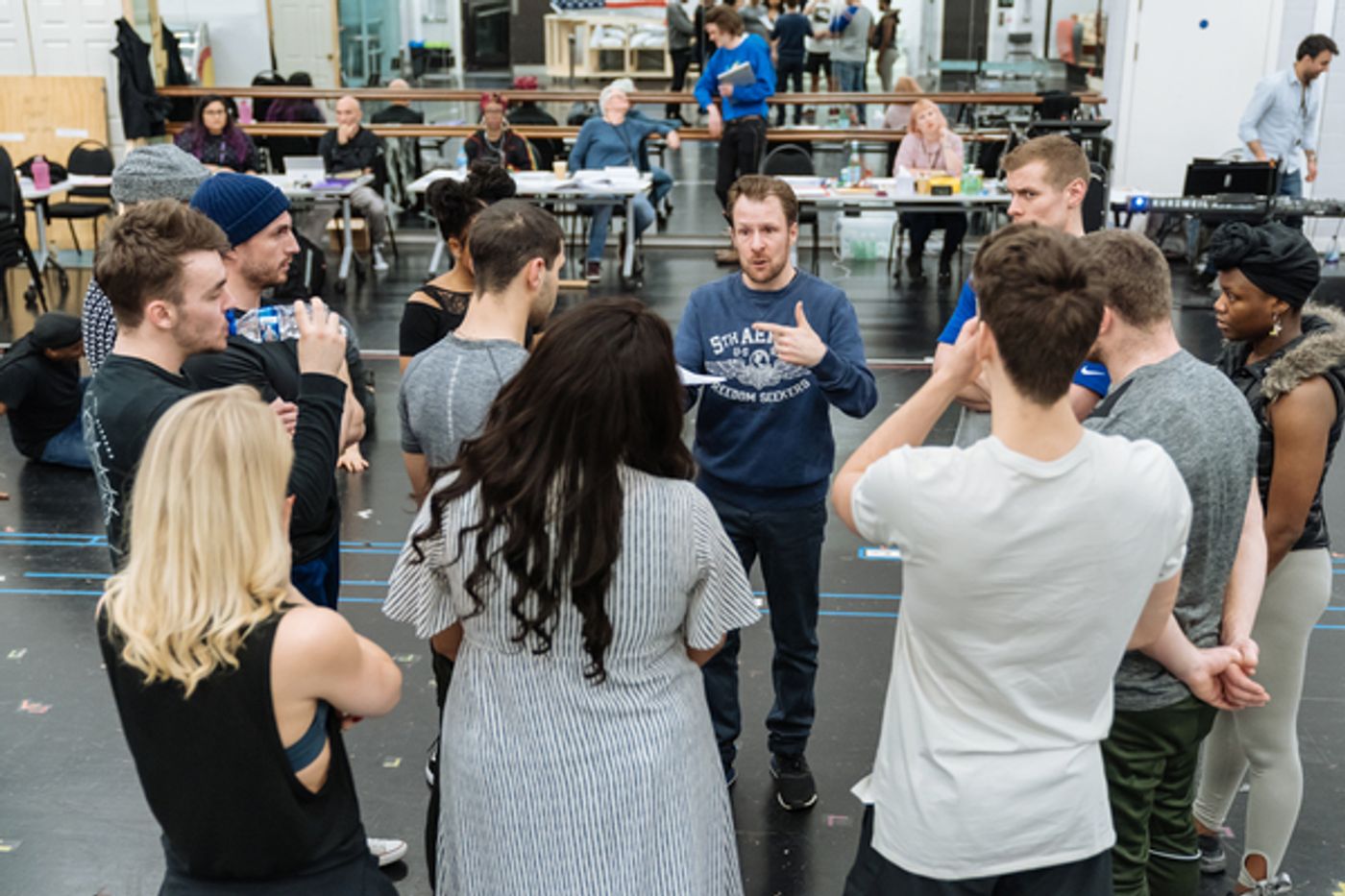 Photo Flash: In Rehearsal with AN OFFICER AND A GENTLEMAN THE MUSICAL  Image