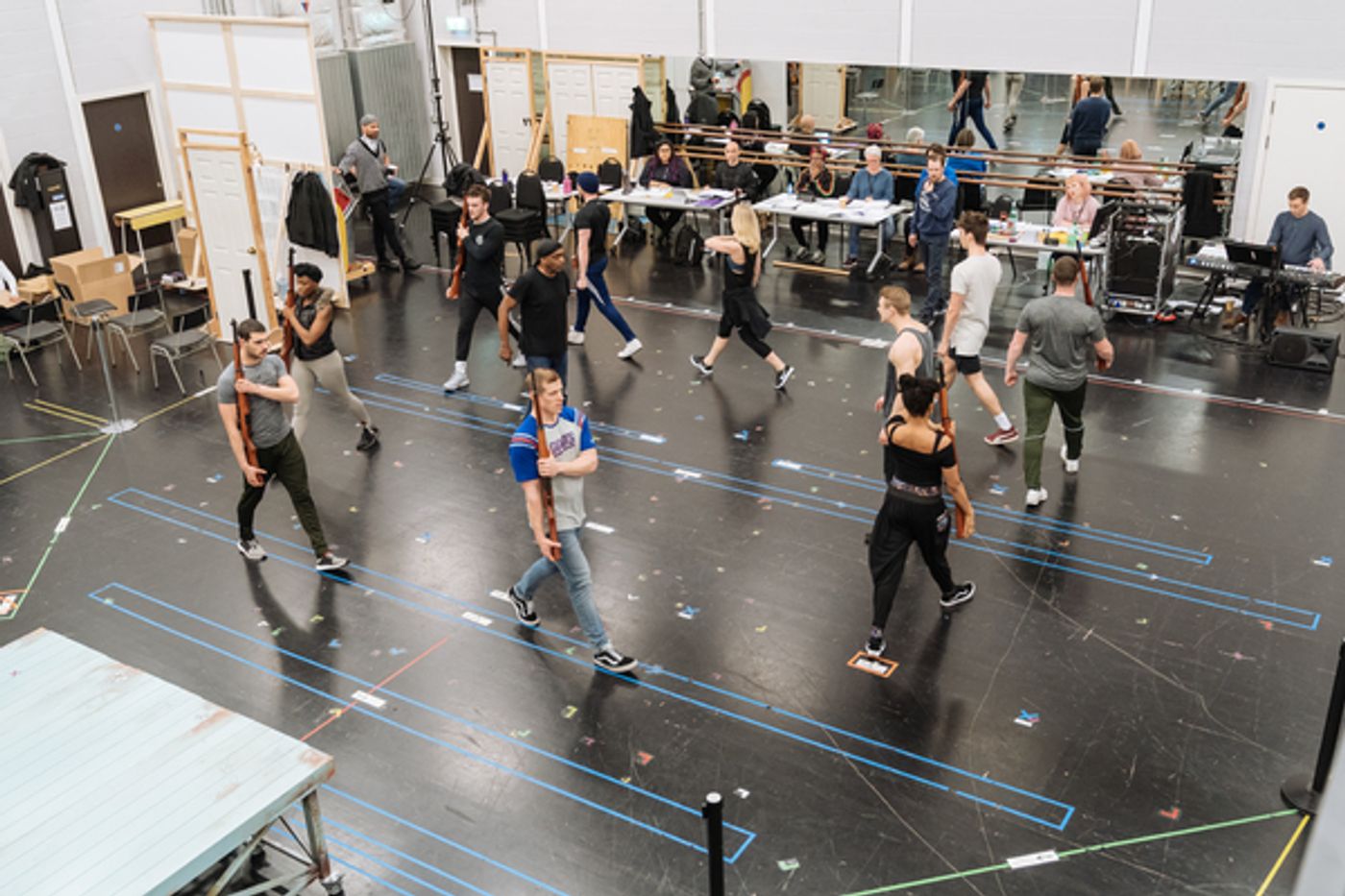 Photo Flash: In Rehearsal with AN OFFICER AND A GENTLEMAN THE MUSICAL  Image