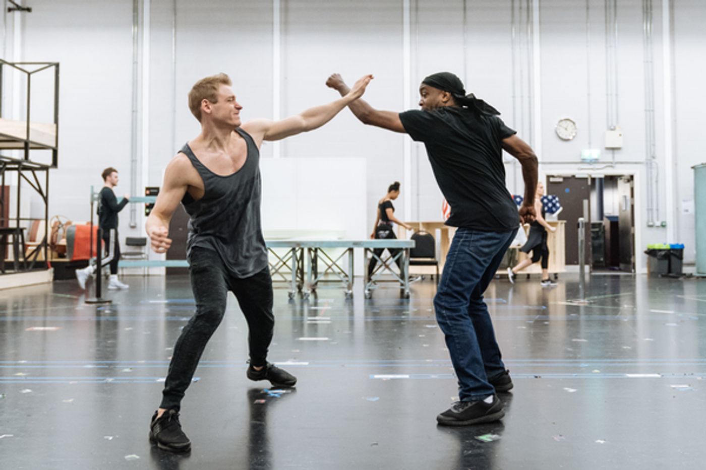 Photo Flash: In Rehearsal with AN OFFICER AND A GENTLEMAN THE MUSICAL  Image