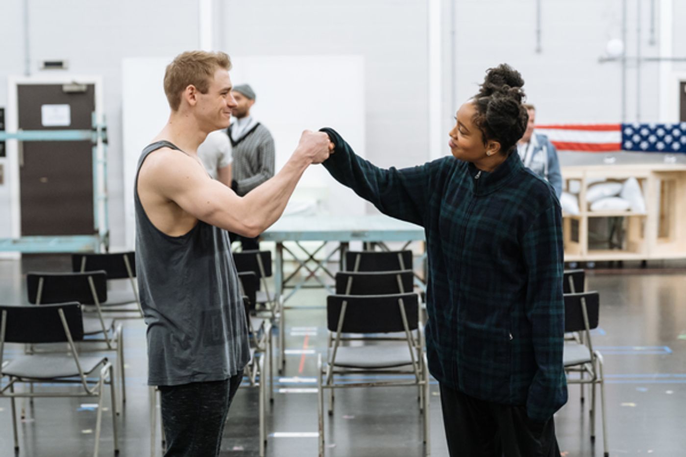 Photo Flash: In Rehearsal with AN OFFICER AND A GENTLEMAN THE MUSICAL  Image