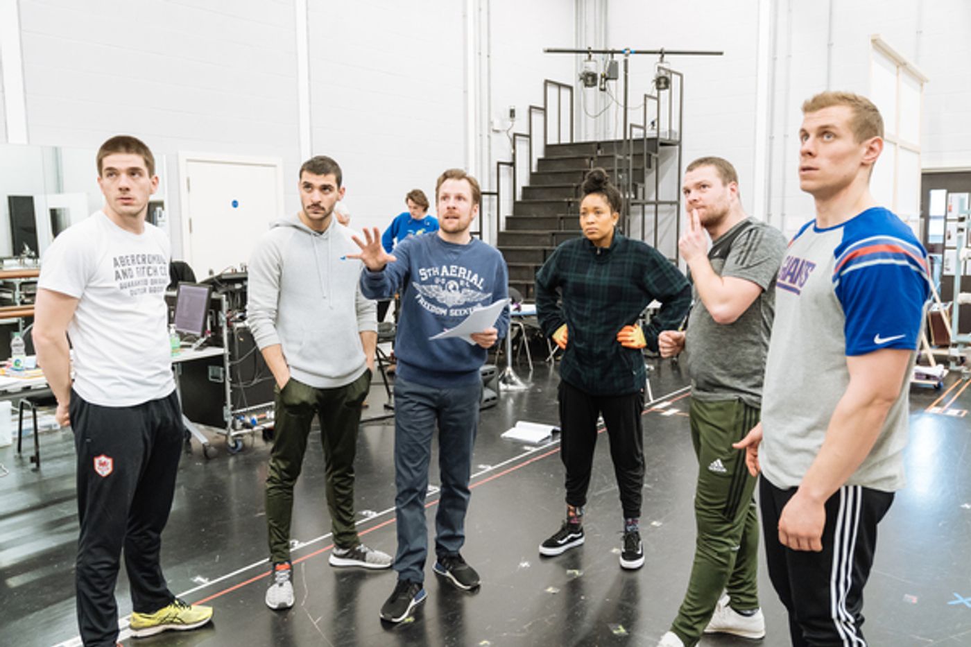 Photo Flash: In Rehearsal with AN OFFICER AND A GENTLEMAN THE MUSICAL  Image