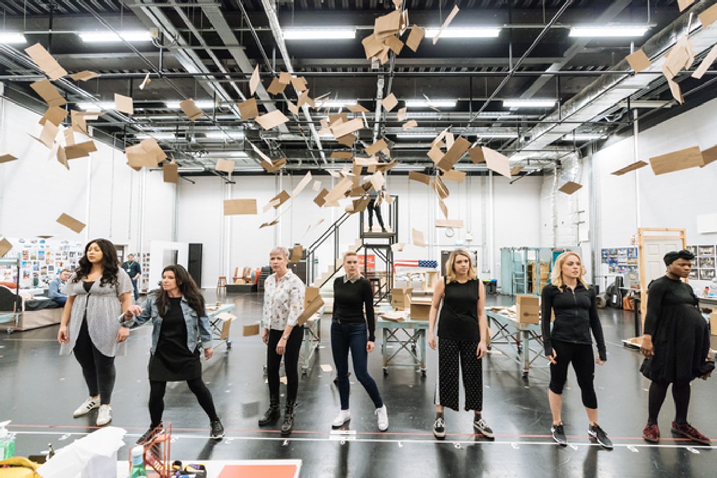 Photo Flash: In Rehearsal with AN OFFICER AND A GENTLEMAN THE MUSICAL  Image