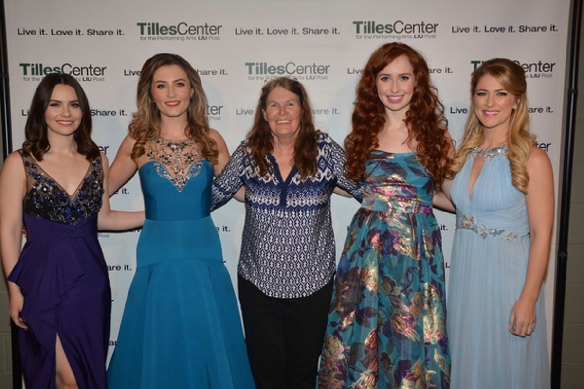 Mairead Carlin, Eabha McMahon, Margaret Bennett, Tara McNeil and Susan McFadden at 