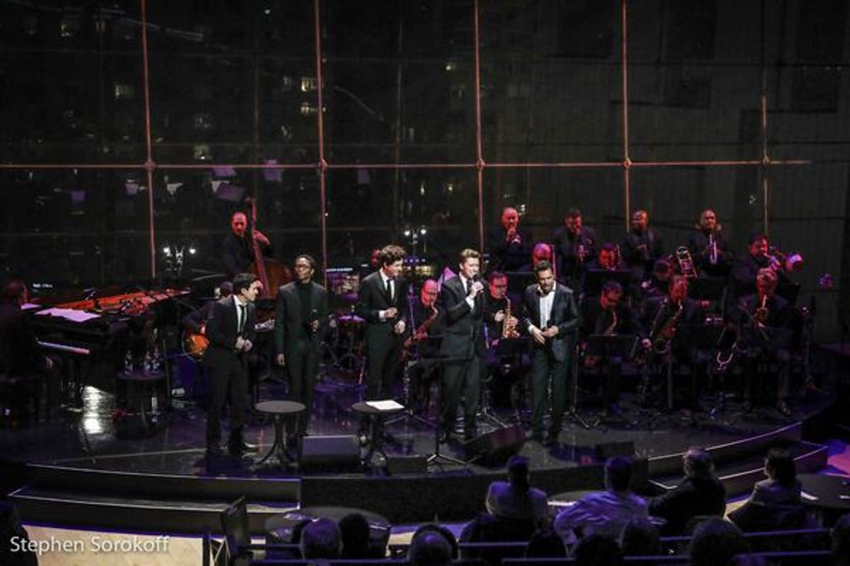 Jarrod Spector, Vuyo Sotashe, Finn Sagal, Nick Ziobro, Clint Holmes at 