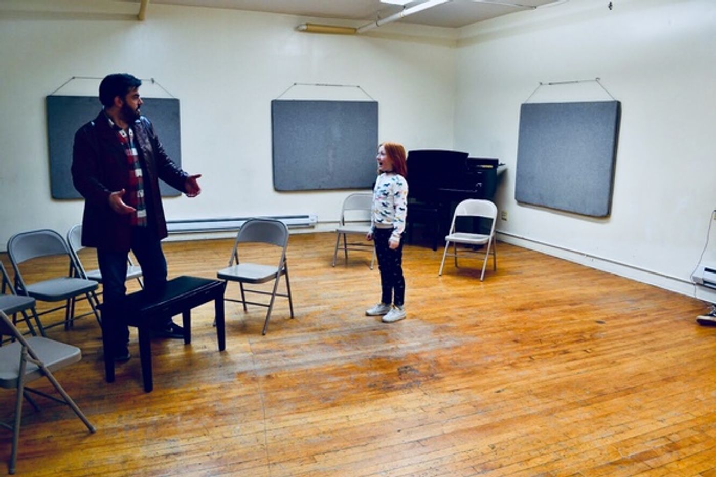 BWW Exclusive Photo Flash: Inside Rehearsal For Wheelhouse Theater Company's Revival of Kurt Vonnegut's HAPPY BIRTHDAY, WANDA JUNE  Image