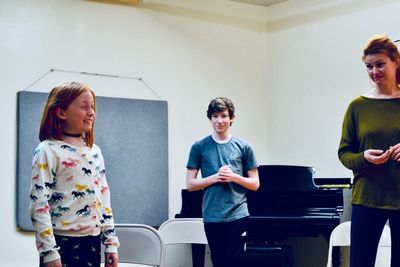 Charlotte Wise, Finn Faulconer, Kate MacCluggage Photo