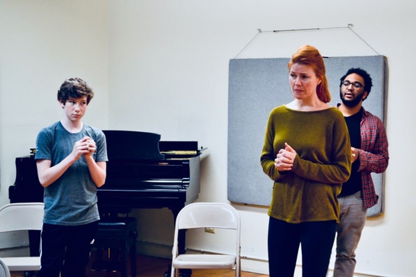 BWW Exclusive Photo Flash: Inside Rehearsal For Wheelhouse Theater Company's Revival of Kurt Vonnegut's HAPPY BIRTHDAY, WANDA JUNE  Image