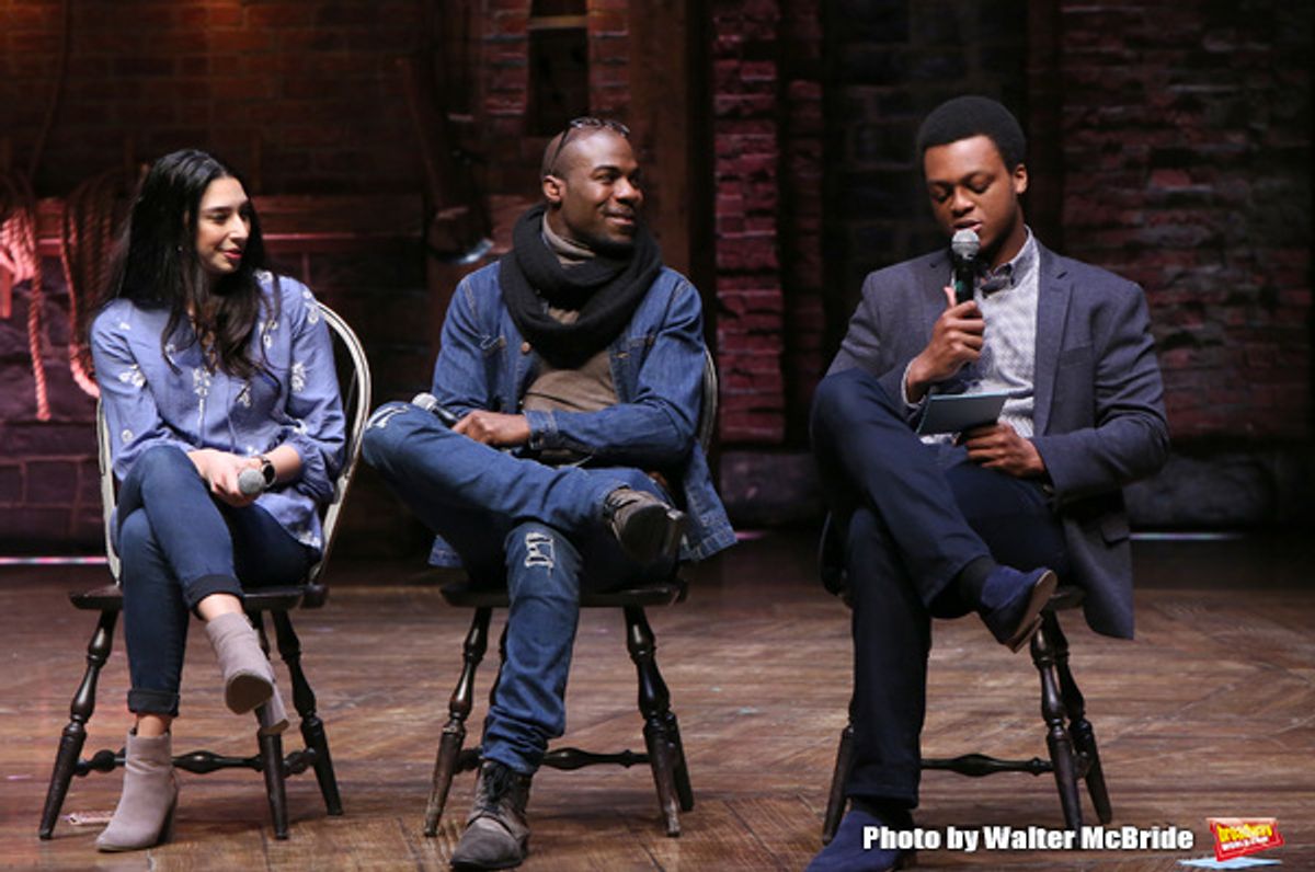 Lauren Boyd, Justin Dine Bryant and J. Quinton Johnson at 