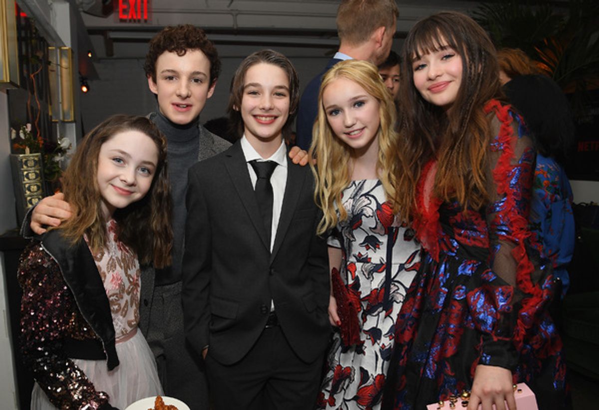 Kitana Turnbull, Louis Hynes, Dylan Kingwell, Avi Lake, Malina Weissman at 