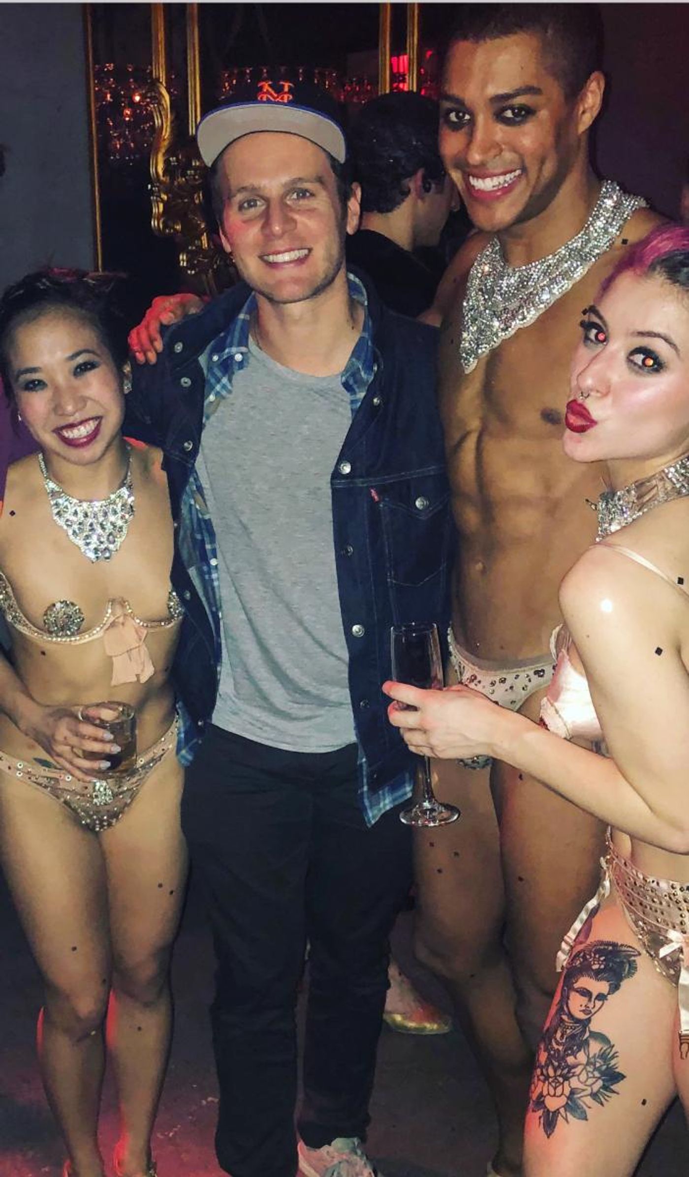 Photo: Jonathan Groff Visits Company XIV's CINDERELLA  Image