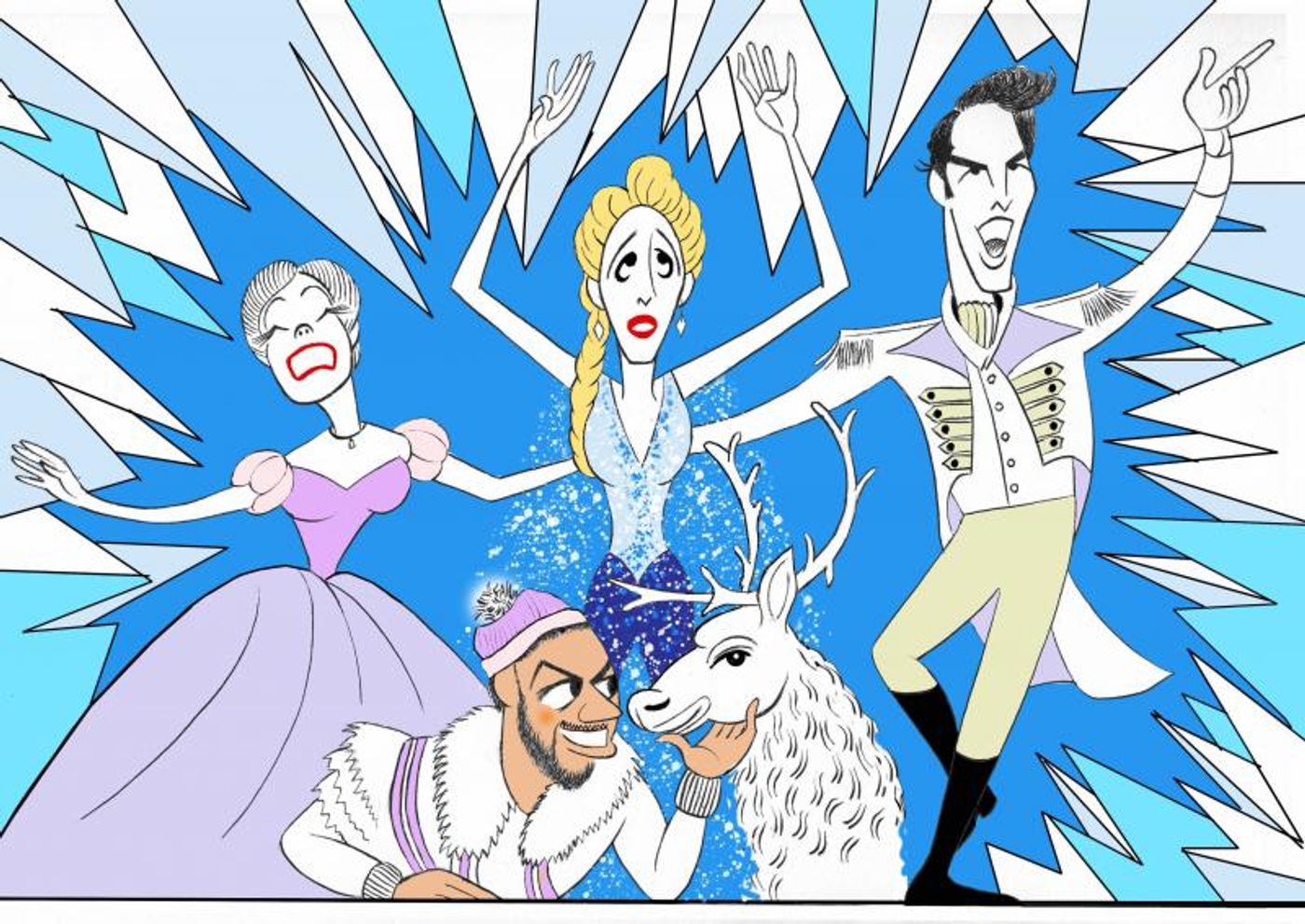 BWW Exclusive: Ken Fallin Draws the Stage - FROZEN!  Image