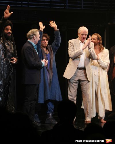Andrew Lloyd Webber & Tim Rice with Marcus Nance, Josh Young & Paul Nolan Photo