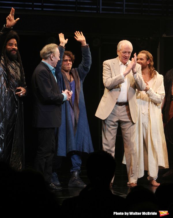 Andrew Lloyd Webber & Tim Rice with Marcus Nance, Josh Young & Paul Nolan Photo