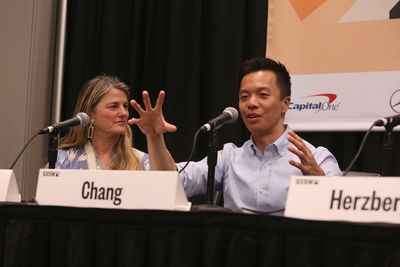Bonnie Comley, Clive Chang Photo