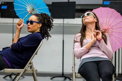Ann Flanagan as Hero & Alyssa Van Gorder as Ursula Photo