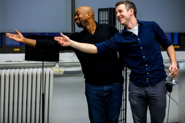 Marcus Denard Johnson as Don Pedro & Andrew Garrett as Claudio Photo