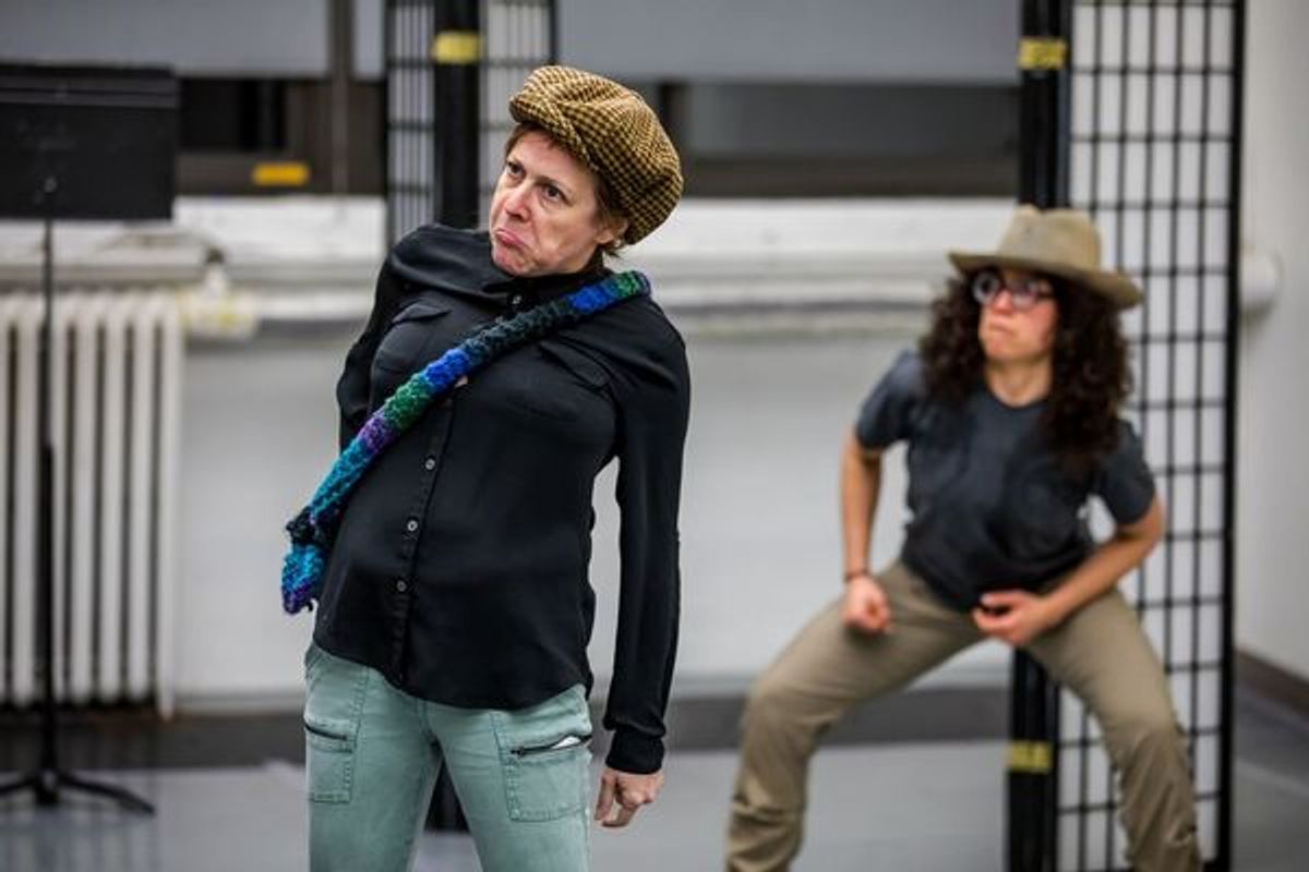 Carine Montbertand as Dogberry & Sara Ornelas as Verges at 