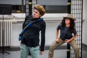 Carine Montbertand as Dogberry & Sara Ornelas as Verges @ BroadwayWorld Carine Montbertand as Dogberry & Sara Ornelas as Verges Photo