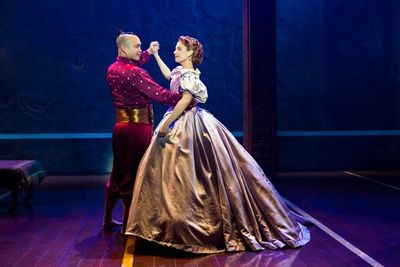 Jose Llana and Elena Shaddow in The King and I Photo