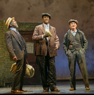 Kevyn Morrow (Luther), J. Harrison Ghee (Johnny Hooker) and Peter Benson (The Erie Kid); Photo by Jerry Dalia @ BroadwayWorld Kevyn Morrow (Luther), J. Harrison Ghee (Johnny Hooker) and Peter Benson (The Erie Ki Photo
