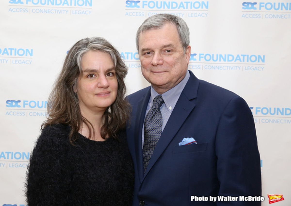 Pam MacKinnon and John Procaccino at 