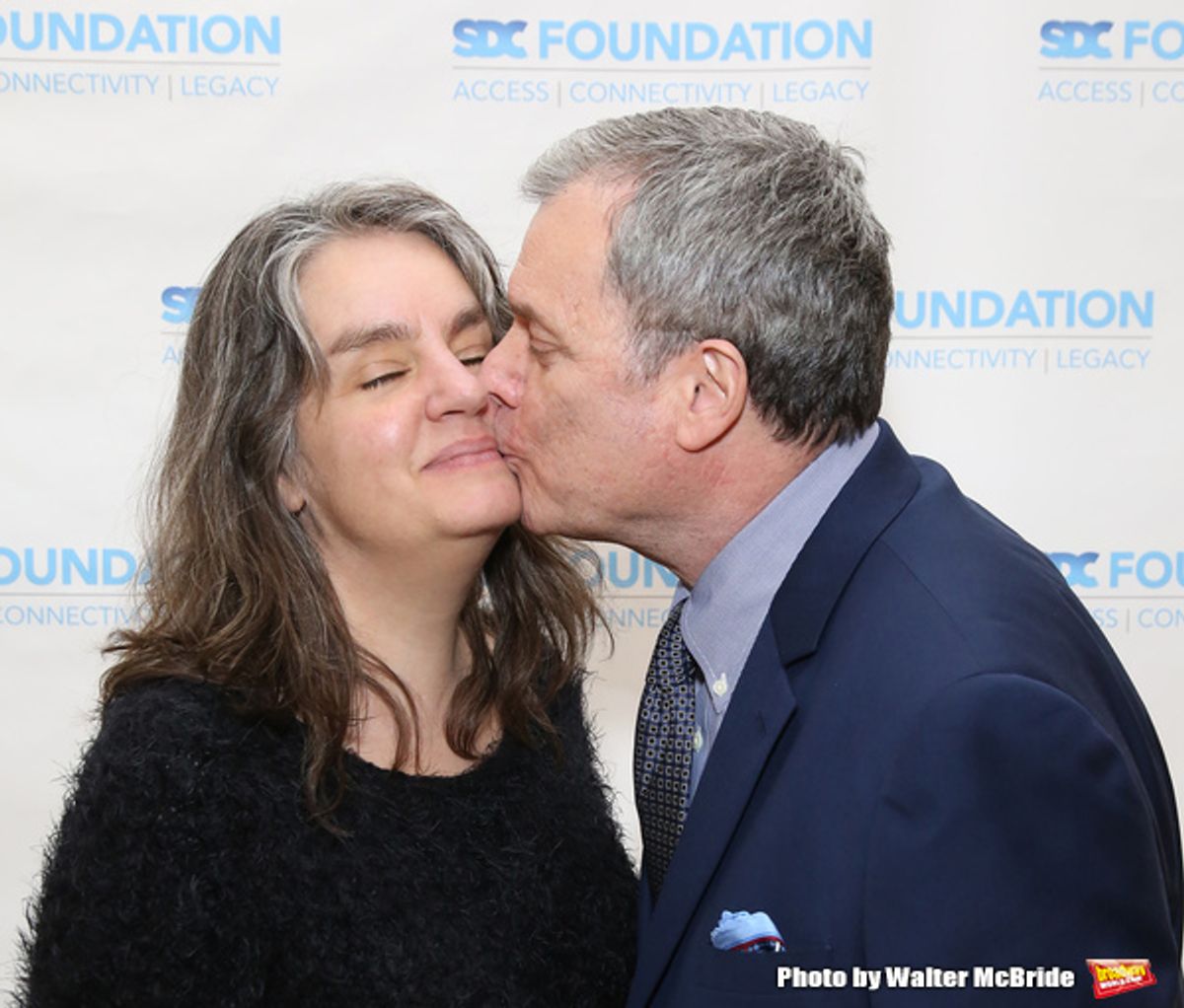 Pam MacKinnon and John Procaccino at 