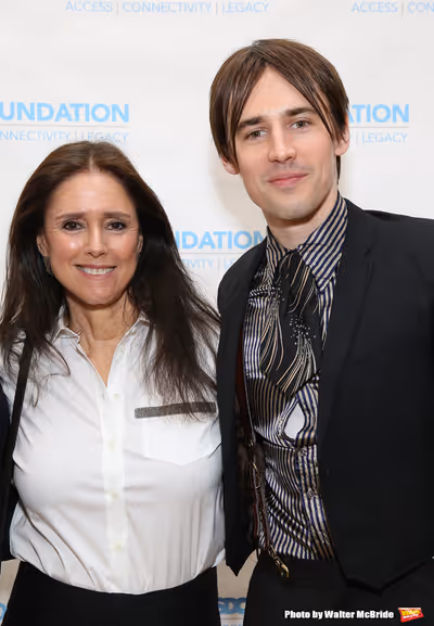Julie Taymor and Reeve Carney  Photo