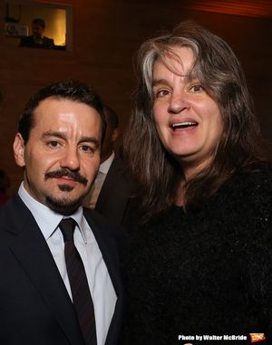 Max Cassella and Pam McKinnon @ BroadwayWorld Max Cassella and Pam McKinnon Photo