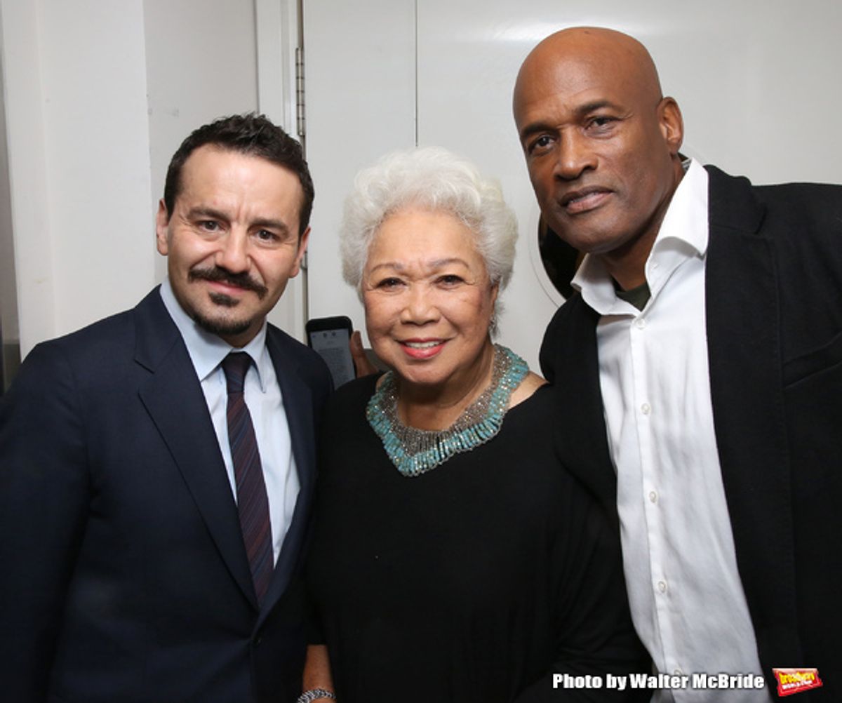 Max Casella, Joy Abbott and Kenny Leon  at 