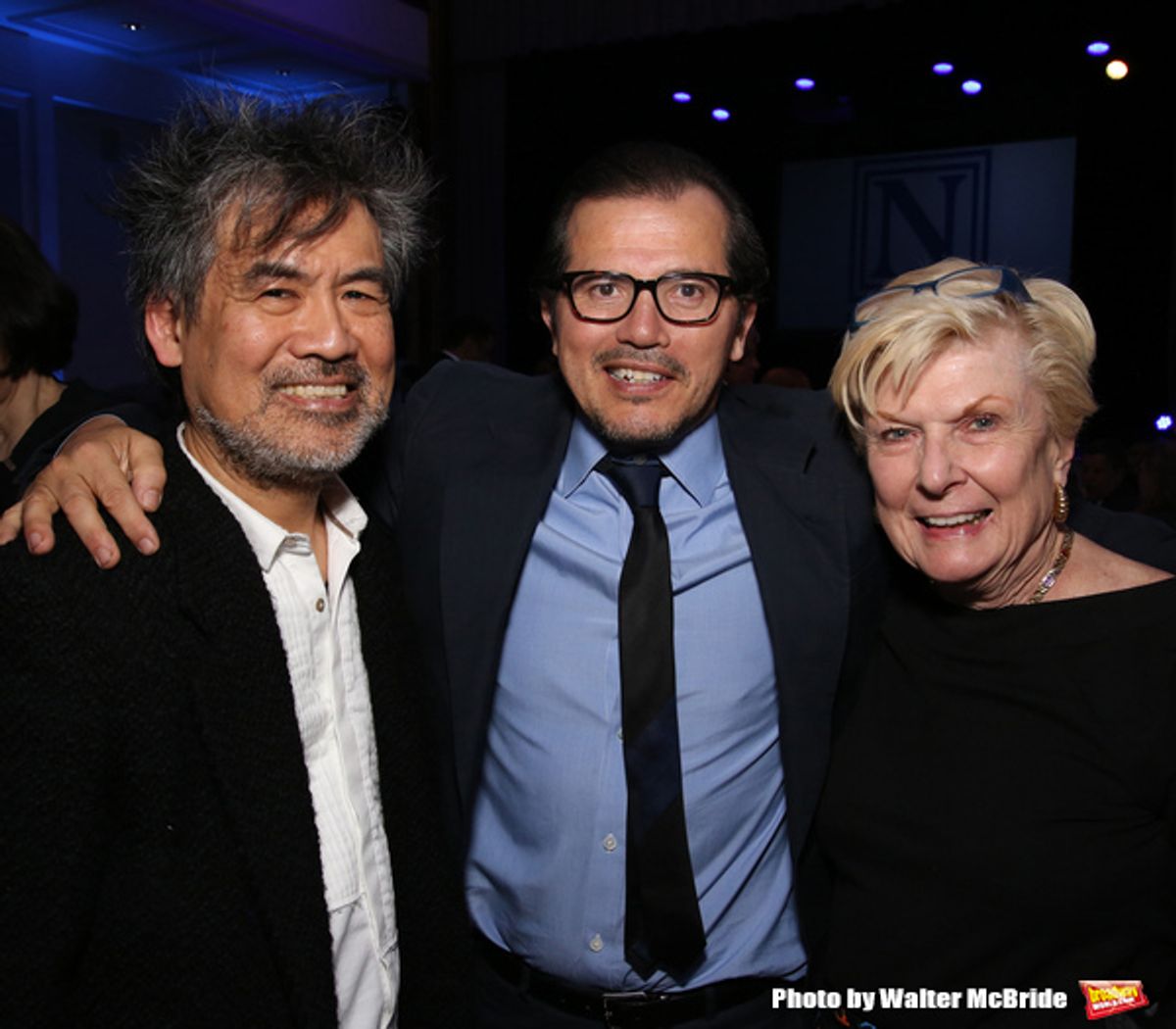 David Henry Hwang, John Leguizamo and Nelle Nugent at 