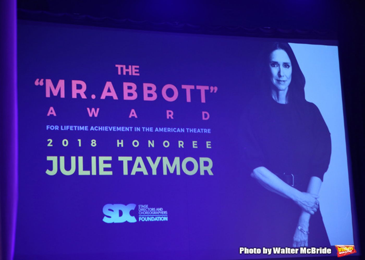 Photo Coverage: Julie Taymor is Honored With the Mr. Abbott Award  Image