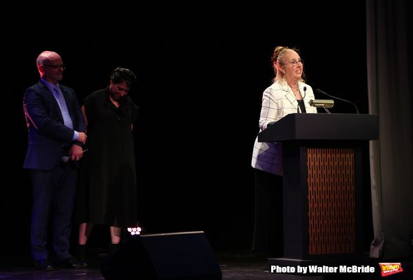 Michael Wilson, Rachel Chavkin and Gale Brewer   Photo