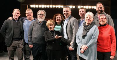 The Producing Team -- Evans Halle (York Executive Director), James Morgan 
(York Prod Photo