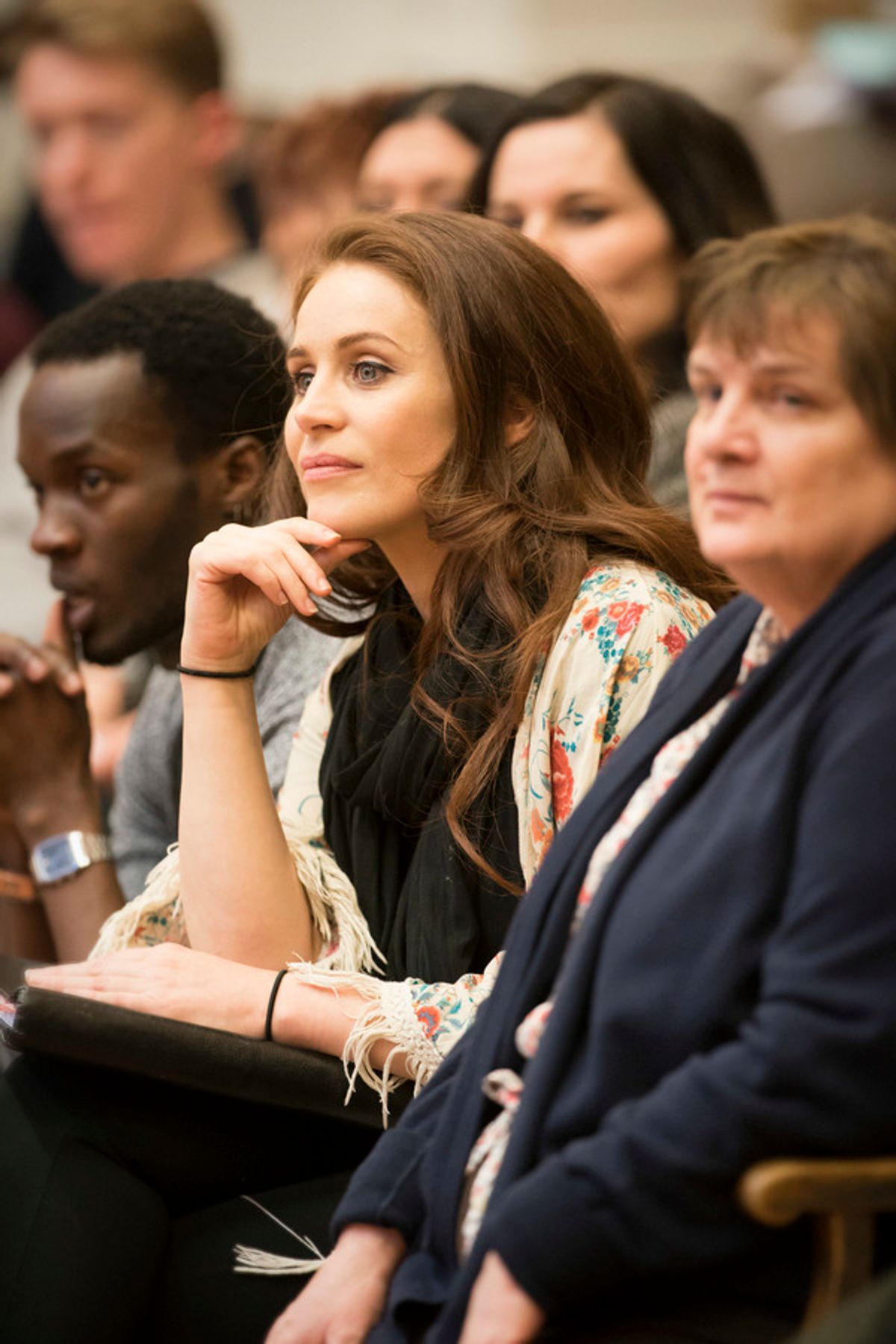 Ashley Byam, Jade Yourell and Jenny Galloway at 