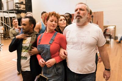 Esh Alladi, Rachel Dale and Lloyd Hutchinson Photo