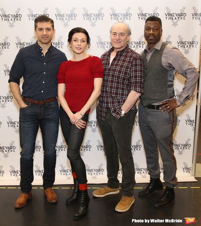 Tony Yazbeck, Irina Dvorovenko, Peter Friedman, and Teagle F. Bougere Photo