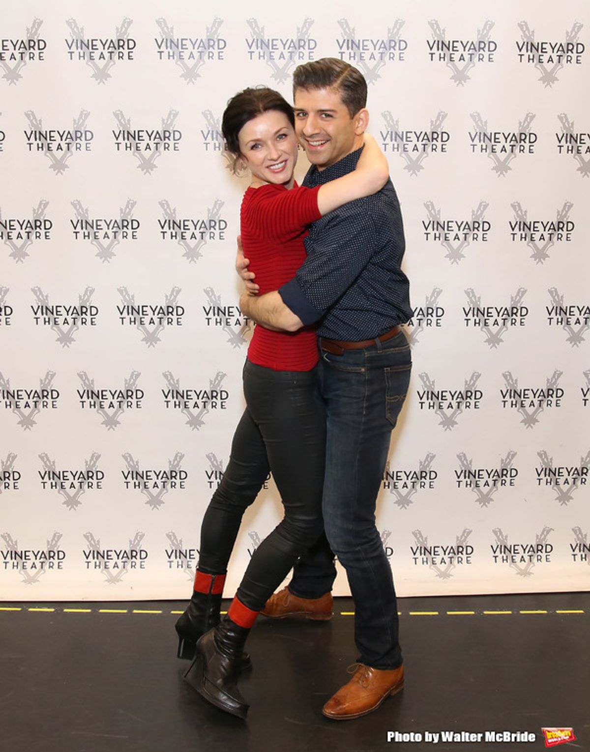 Irina Dvorovenko and Tony Yazbeck at 