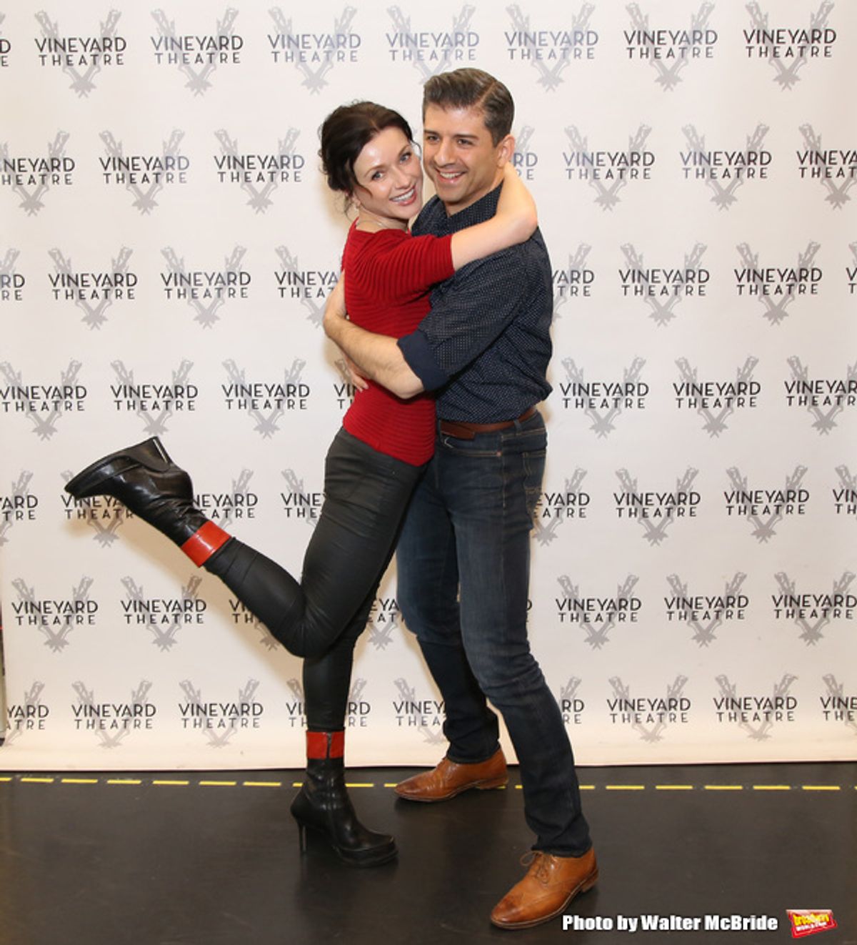 Irina Dvorovenko and Tony Yazbeck  at 