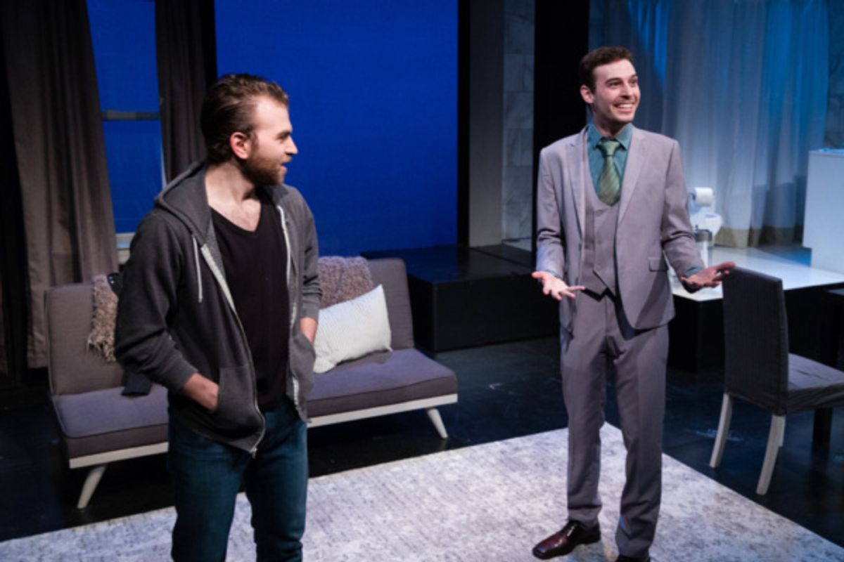 Benjamin Mandell and Daniel Robison in THE FEAST at 