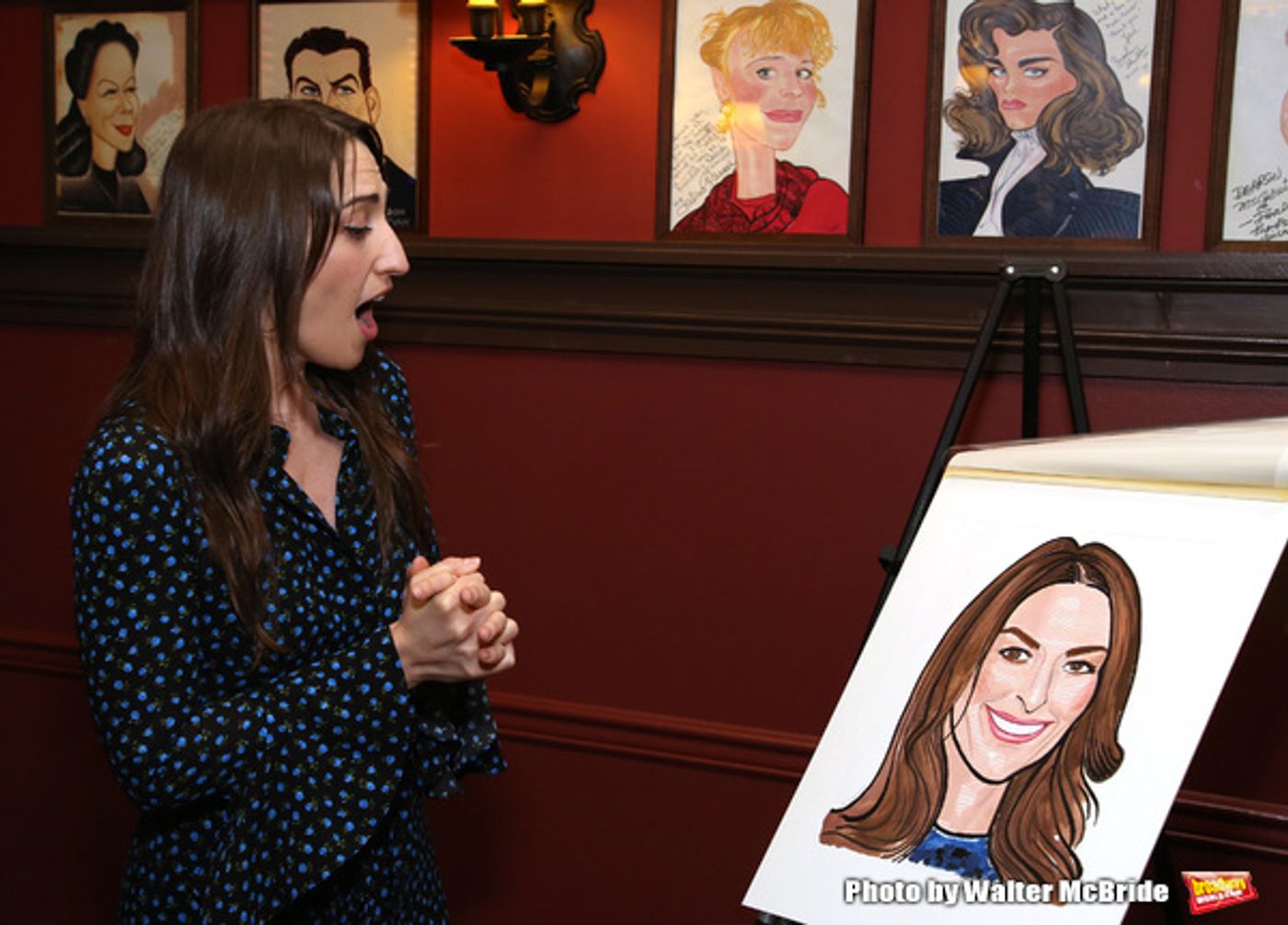Photo Coverage: Sara Bareilles Celebrates Her Sardi's Portrait!  Image