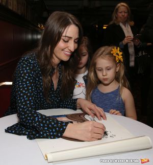 Young cast members with Sara Bareilles @ BroadwayWorld Young cast members with Sara Bareilles Photo