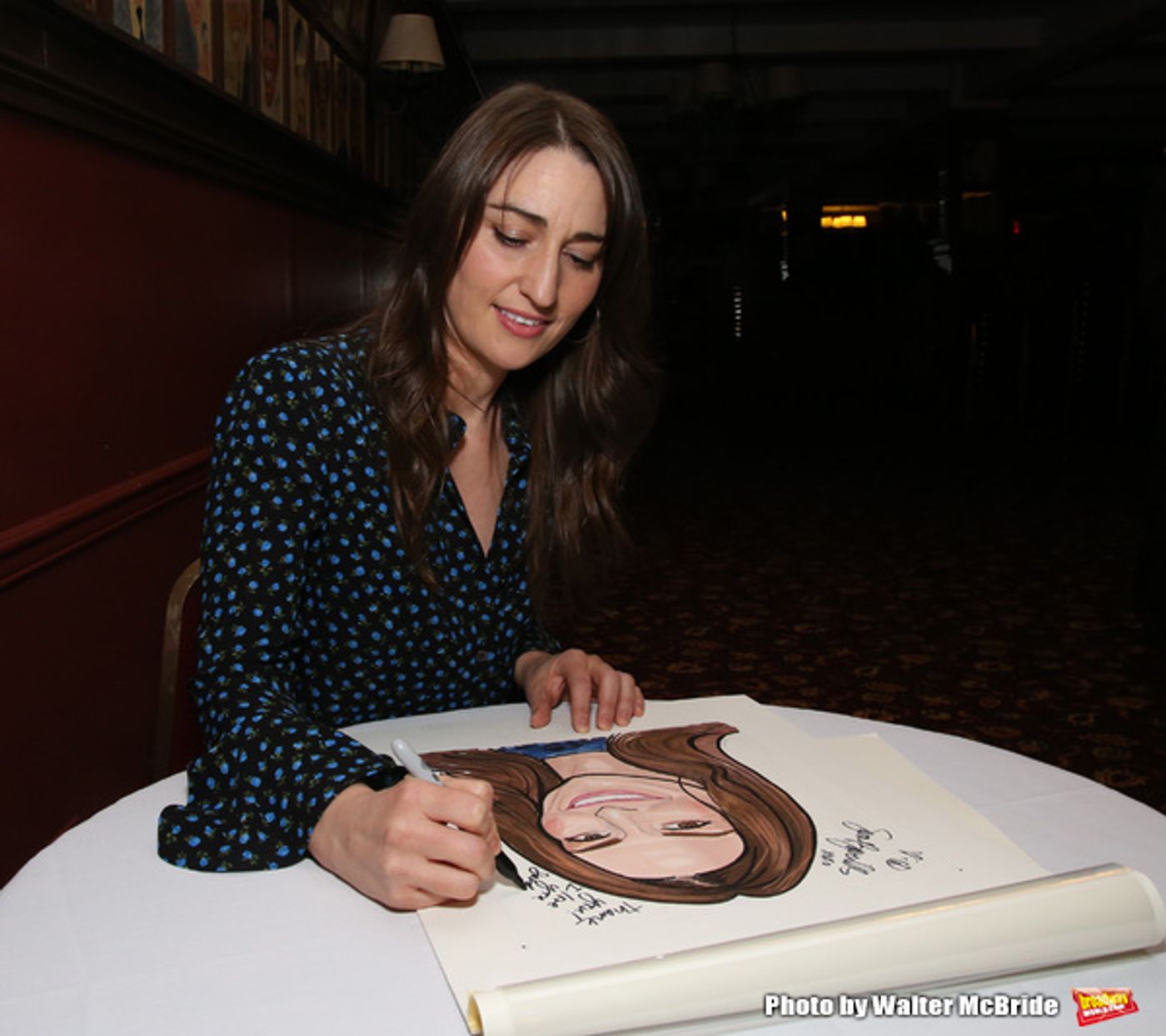 Photo Coverage: Sara Bareilles Celebrates Her Sardi's Portrait!  Image